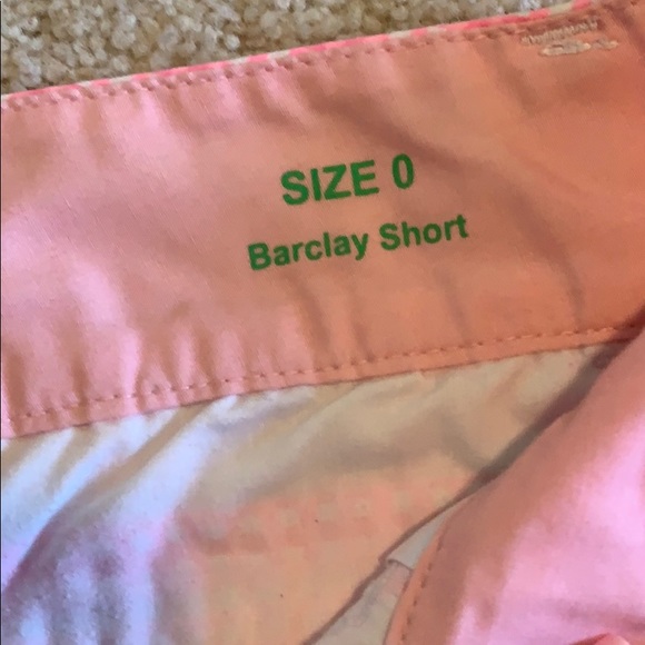 Bright pink Lilly Pulitzer Barclay Short, size 0 - Picture 6 of 8